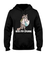 Never Stop Exploring Hooded Sweatshirt tile