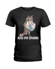 Never Stop Exploring Ladies T-Shirt tile