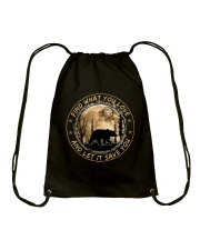 Find What You Love Drawstring Bag tile
