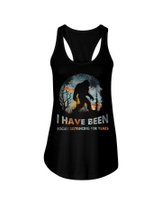 I Have Been Social Distancing Ladies Flowy Tank tile