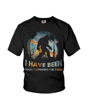 I Have Been Social Distancing Youth T-Shirt tile