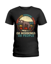 I Dont Like Morning People Ladies T-Shirt thumbnail