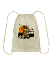 I Hate People Drawstring Bag tile