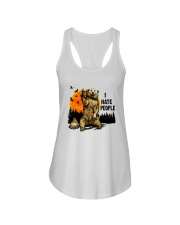 I Hate People Ladies Flowy Tank tile