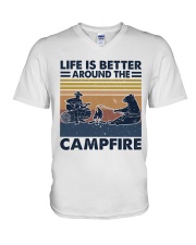 Life Is Better V-Neck T-Shirt tile