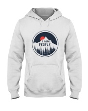 I Hate People Hooded Sweatshirt front