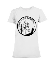 Because Social Distancing Premium Fit Ladies Tee tile