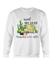And She Lived Happily Crewneck Sweatshirt tile