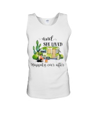 And She Lived Happily Unisex Tank tile