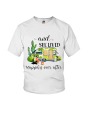 And She Lived Happily Youth T-Shirt tile