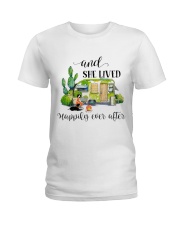 And She Lived Happily Ladies T-Shirt tile