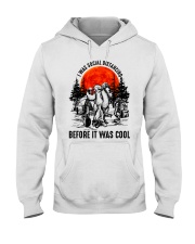 I Was Social Distancing Hooded Sweatshirt front
