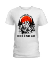 I Was Social Distancing Ladies T-Shirt tile
