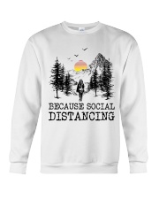 Because Social Distancing Crewneck Sweatshirt tile