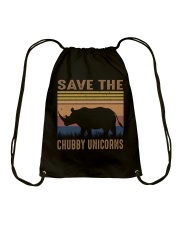 Save The Chubby Unicorns Drawstring Bag tile