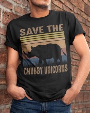 Save The Chubby Unicorns Classic T-Shirt apparel-classic-tshirt-lifestyle-26