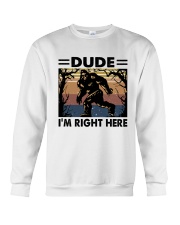 Dude I'm Right Here Crewneck Sweatshirt tile