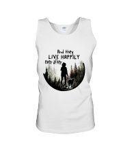 And The Lived Happily Unisex Tank tile