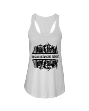 Social Distancing Expert Ladies Flowy Tank tile