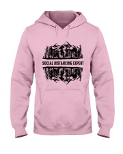 Social Distancing Expert Hooded Sweatshirt front