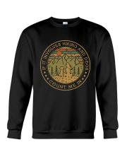 Hiking And Dogs Crewneck Sweatshirt tile