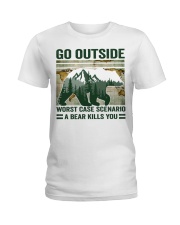 Go Outside Ladies T-Shirt tile