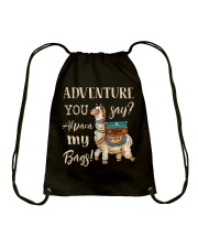 Adventure You Say Drawstring Bag tile