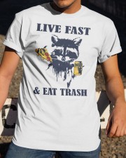 Live Fast And Eat Trash Classic T-Shirt apparel-classic-tshirt-lifestyle-28