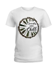 Quarantine And Chill Ladies T-Shirt tile