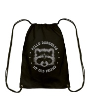 Hello Darkness My Old Friend Drawstring Bag tile