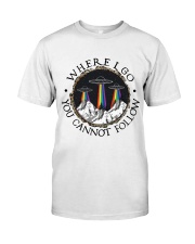 Where I Go You Cannot Follow Premium Fit Mens Tee tile
