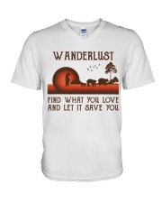 Find What You Love V-Neck T-Shirt tile