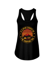 If A Bear Chases Us Ladies Flowy Tank tile