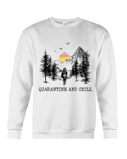 Quarantine And Chill Crewneck Sweatshirt tile