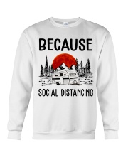 Because Social Distancing Crewneck Sweatshirt tile