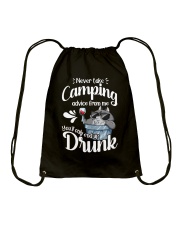 Never Take Camping Drawstring Bag tile