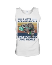 I Hate Morning People Unisex Tank tile
