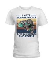 I Hate Morning People Ladies T-Shirt tile
