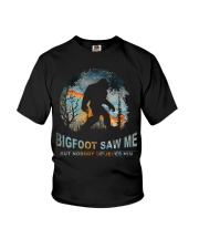 Bigfoot Saw Me Youth T-Shirt tile