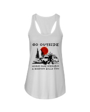 Go Outside Ladies Flowy Tank tile