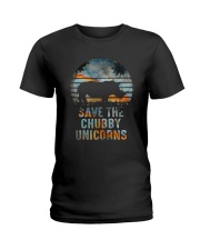 Save The Chubby Unicorns Ladies T-Shirt tile
