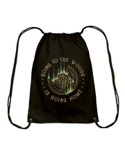 Going To The Woods Drawstring Bag tile