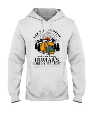 Dogs And Camping Hooded Sweatshirt tile