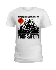 My Alone Time Is Somtimes Ladies T-Shirt tile