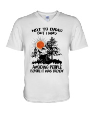 Not To Brag V-Neck T-Shirt tile