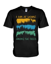 I Am At Home V-Neck T-Shirt tile