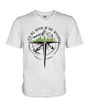 It's All Good In The Wood V-Neck T-Shirt tile