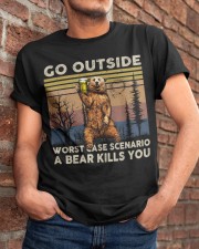 Go Outside Classic T-Shirt apparel-classic-tshirt-lifestyle-26
