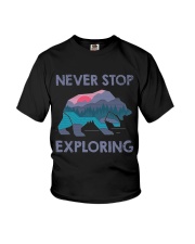 Never Stop Exploring Youth T-Shirt tile