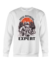 Social Distancing Expert Crewneck Sweatshirt tile
